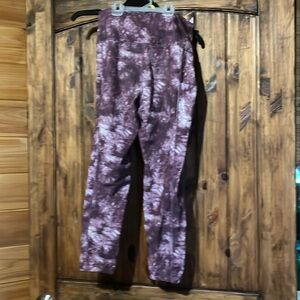 Purple capri leggings